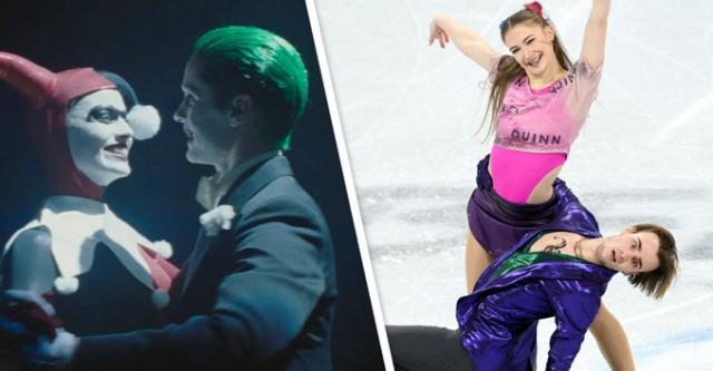 爱游戏在线-欧洲看冬奥：德国冰舞组合演绎小丑女 超英粉狂怒